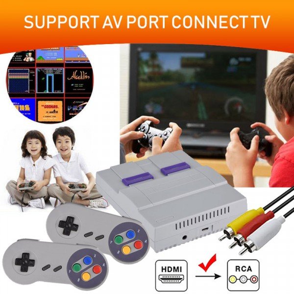 660 In 1 Games Mini SFC 2 Player Retro Video Game Console TV Game