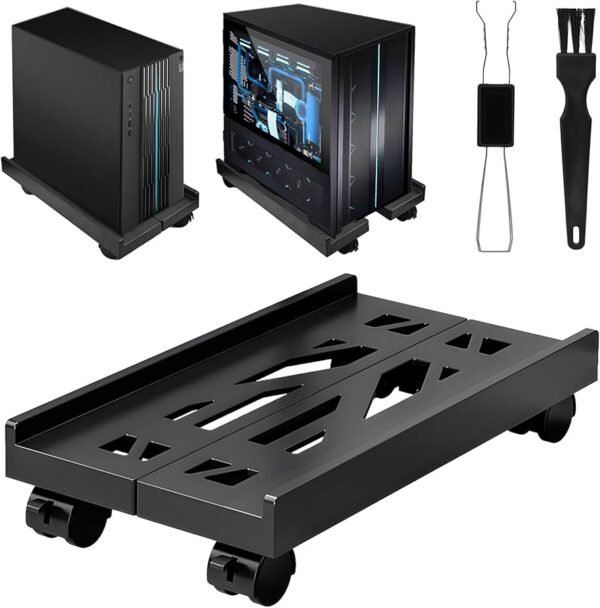61WKr3EOrqL._AC_UF894,1000_QL80_ Duty Computer CPU Stand with Lockable Casters Up to 60kg for Home Office Gaming