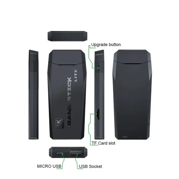 M8 Video Game with 20 000 Classic Retro Game 2 4G Controller Box Protable Connected HDMI TV Screen
