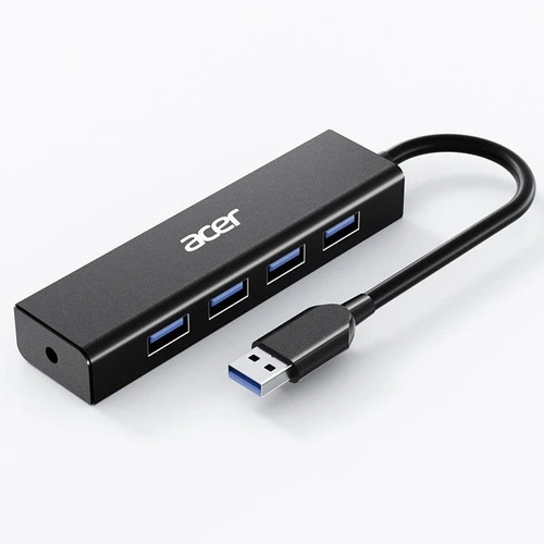 cn-11134207-7ras8-majkp29ewfqx5f.webp Acer 4 In 1 USB Hub 4 Port Reader Data Transfer high speed Stable transmission for Win Mac OS