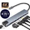my-11134207-7ras8-m0k9wbbhnajfac.webp C Docking Station Suitable for Laptop Computer Network USB Multi Interface 4K Converter Extension VGA