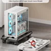 Universal CPU Holder with Silent Rollers Fits Tower Desktop PCs up to 30kg Home Gaming Office