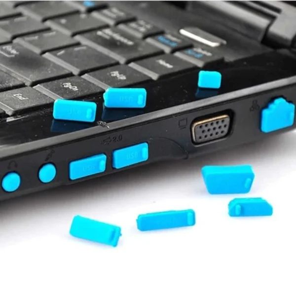 sg-11134201-22100-c7i350wblviv6f.webp Random 13PC Universal Notebook Laptop Anti Dust Plug Protective dust Stopper Plug USB Computer Dustproof Protector Ready Stock